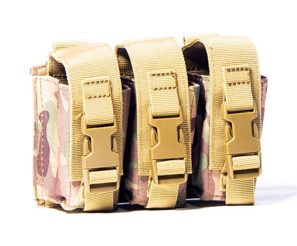 Triple Multicam Banger Pouch